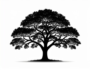 Fototapeta premium vector tree silhouette
