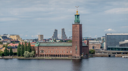 scenic view of the Old Town (Gamla Stan) in Stockholm, Sweden