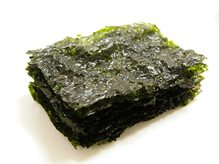 Stack of Seasoned Roasted Seaweed Sheets © HARUKAWA