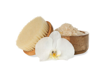 Enjoy relaxing spa treatments with soothing tools, on white, PNG