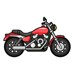 Obraz premium Motorcycle Vehicle Transportation Illustration