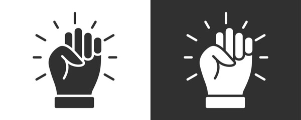 Empowerment Icon Set Vector Collection Isolated In Black And White