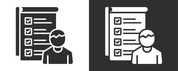 Accountability Icon Set Vector Collection Isolated In Black And White