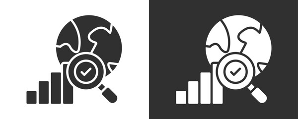 Exploration Icon Set Vector Collection Isolated In Black And White