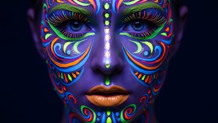 carnival mask on a wooden background 