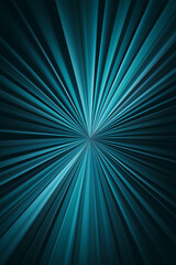 Teal Radiant Burst Abstract Background