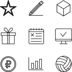 Universal Symbols Business & Utility Icons
