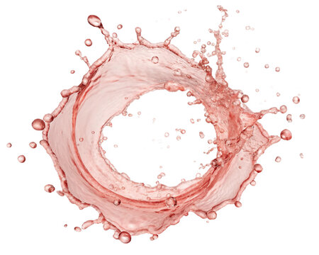 milk splash on white background