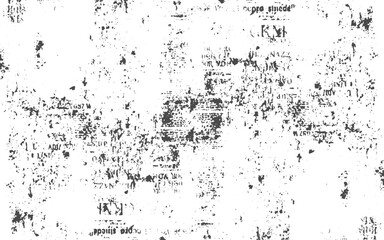 Abstract black and white gritty grunge background.Vector white and black newspaper paper grunge pattern old aged texture.