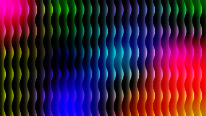 Vibrant gradient pattern with vertical glowing neon lines and radiant colors.