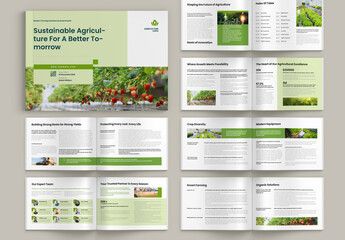 Agriculture Brochure Landscape Template
