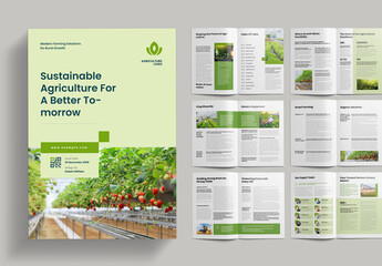 Agriculture Brochure Template
