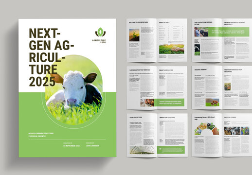 Agriculture Brochure Template