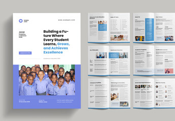 Education Brochure Template