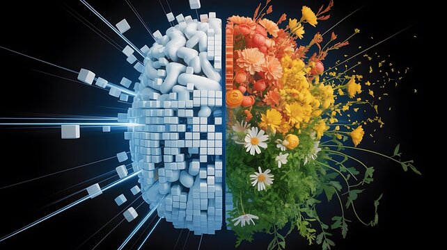 Duality of mind digital logic versus natural growth and creativity