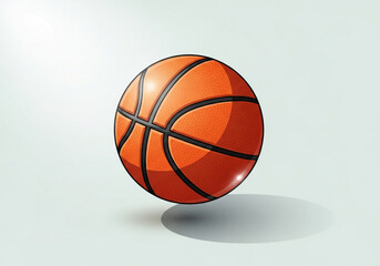 Fototapeta premium I will make an attractive 3D design with a basketball theme