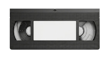 Obraz premium Vintage vhs tape transparent background cutout png