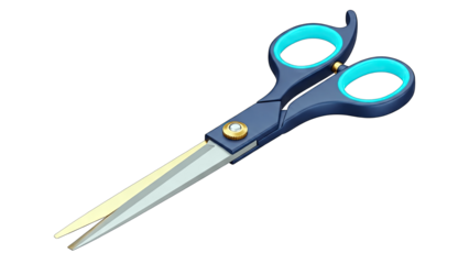 Hairdressing Scissors Isolated on White Background