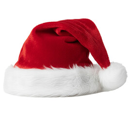 PNG. santa claus red hat. santa claus hat isolated on transparent background.