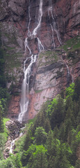 Fototapeta premium Rothbach Waterfall near Konigssee lake in Berchtesgaden National Park, Germany