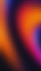 Vibrant abstract color gradient background featuring smooth transitions of warm orange red and cool...