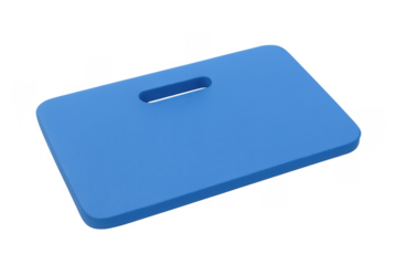 Blue foam kickboard for swimming lessons isolated