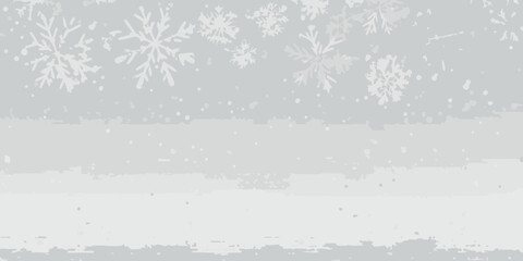 Obraz premium A grayscale background featuring falling snowflakes and a textured lower portion