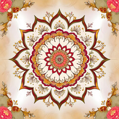 Elegant decorative mandala background