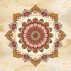 Elegant decorative mandala background