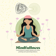 The meditation and mindfulness increases the strength of mind and gives flexibility to body for yoga 
