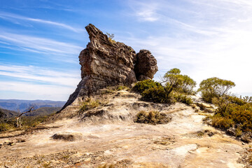 Rock formation upper Blue Mountains, Australia