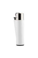 white lighter isolated on white background