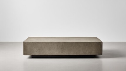 Modern Minimalist Concrete Coffee Table