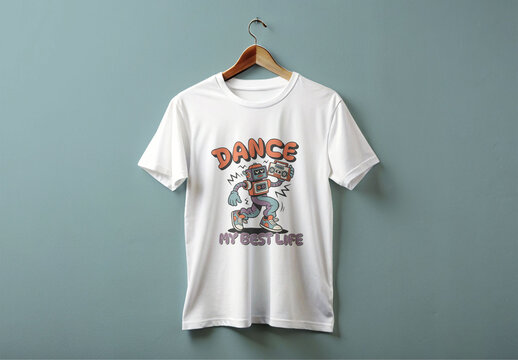 Dance Music Theme T Shirt Design