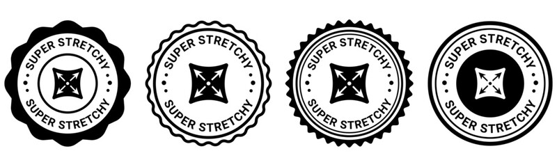 Super Stretchy Label Badge Icon Set