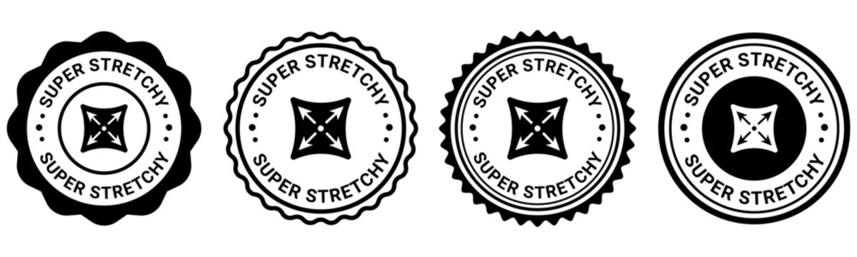 Super Stretchy Label Badge Icon Set