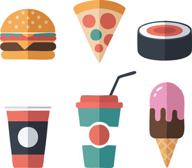 Food & Drink Icon Pack | Flat Vector 5 Icons