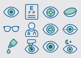 Ophthalmology and Eye Care Ic...