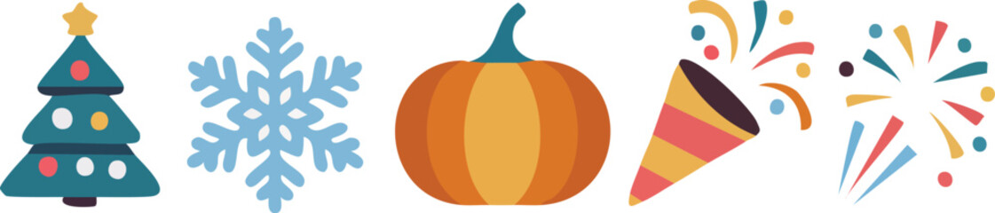 Vector illustration of an abstract background with colorful splashes and ripe orange pumpkin for a fresh autumn harvest decoration