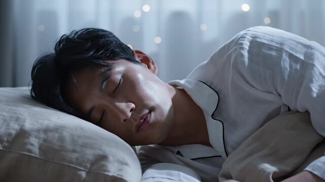 Peaceful Slumber - A Mans Nighttime Rest and Relaxation.