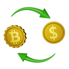 3d-coin-convert-fintech-icon