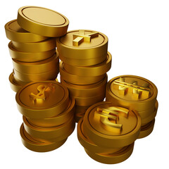 3d-coin-stack-fintech-icon