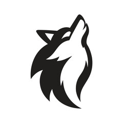 Balanced Modern Wolf Symbol Designed With Harmonious Minimal Structure