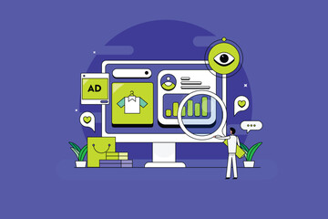 AI driven customer data platform and analytic engine automatically process data and refine user profiles, allow business to deploy tailored ads for targeted customer segment.