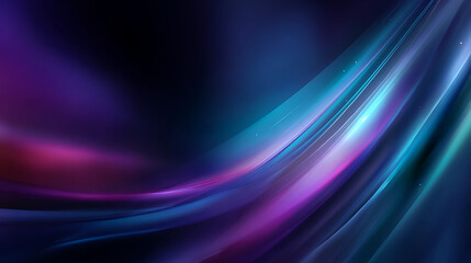 Fototapeta premium Abstract background with flowing colors in dark navy and purple tones, creating serene and dynamic atmosphere