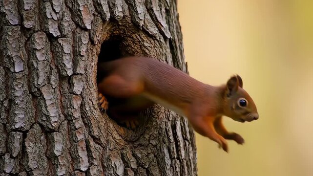 squirrel on a tree