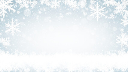 christmas background with snowflakes