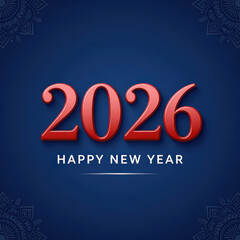 Happy New Year 2026 Template