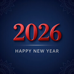 Happy New Year 2026 Template