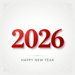 Happy New Year 2026 Template